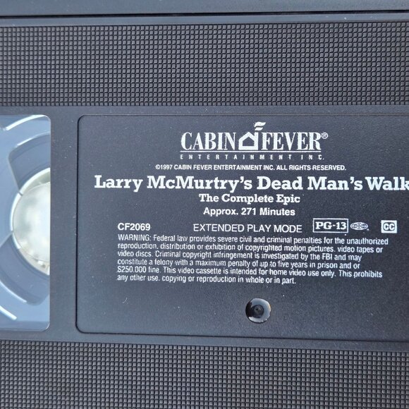 Larry McMurtrys Dead Mans Walk VHS The Complete Epic Uncut Version 1997 - Picture 8 of 10